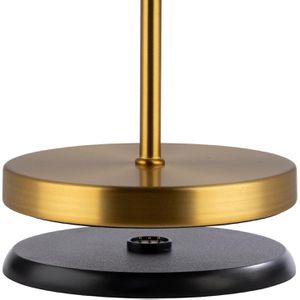 Produktbild für Tischlampe APS Merle 17008, gold, LED, warmweiß
