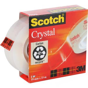 Produktbild für Klebeband Scotch Crystal Clear Tape, 19mm x 33m