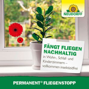 Produktbild für Fliegenfalle Neudorff Permanent Fliegenstopp, zum Ankleben