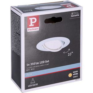 Produktbild für LED-Einbaustrahler Paulmann Base, warmweiß