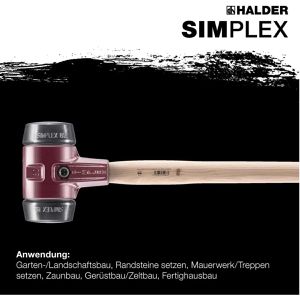 Produktbild für Vorschlaghammer HALDER SIMPLEX, 3002.081, Ø 80mm