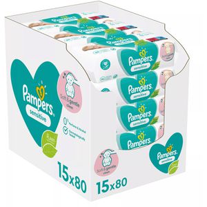 Feuchttücher Pampers Sensitive, 1200 Tücher