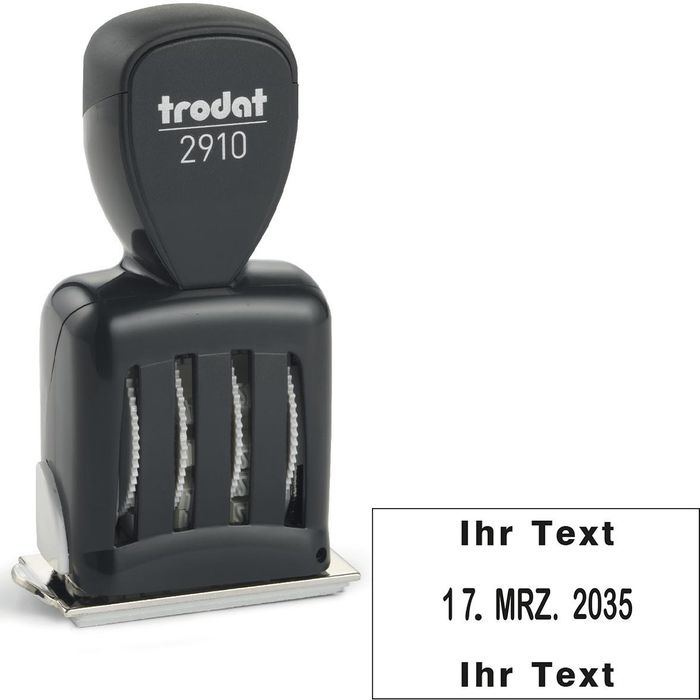 Trodat Classic P Datumstempel Textplatte B Ttcher Ag