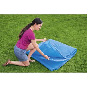 Produktbild für Poolabdeckung Bestway 58252 aus PE, blau, mit Wärmespeicherung
