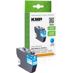 Tinte KMP B58CX für Brother LC-3219XLC