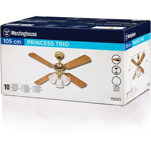 Produktbild für Deckenventilator Westinghouse Princess Trio, 78265, Ø 105cm