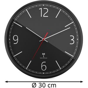 Produktbild für Wanduhr Mebus 12911, Kunststoff, analog, Funkuhr