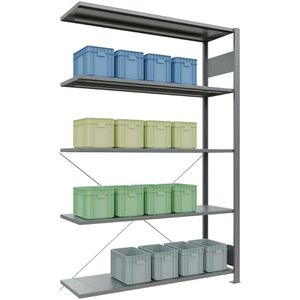 Produktbild für Anbauregal Schulte 12745-130, 5 Metallböden
