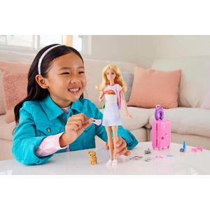 Produktbild für Puppe Barbie Reise Barbie, ab 3 Jahre