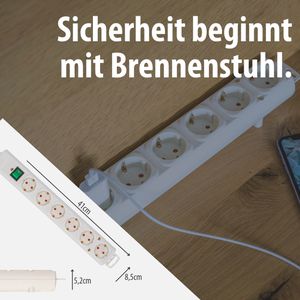 Produktbild für Steckdosenleiste Brennenstuhl Comfort-Line Plus 2m