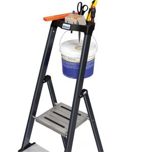 Produktbild für Stehleiter Krause Monto Securo, 126467, mit Plattform