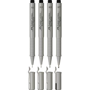Produktbild für Fineliner Faber-Castell Ecco Pigment 166004