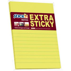 Produktbild für Haftnotizen Stickn Extra Sticky Notes, neongelb