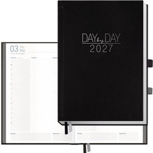Produktbild für Buchkalender Häfft Organizer Day by Day, Jahr 2027
