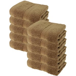 Handtuch Julie-Julsen Bio, walnuss, 30 x 50 cm