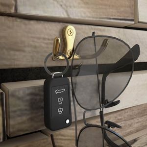 Produktbild für Garderobenhaken SO-TECH Mareen, 123728, messingoptik / gold