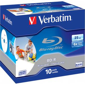 Blu-ray-Rohlinge Verbatim 43713, bedruckbar, BD-R