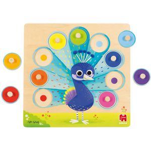 Produktbild für Motorikspielzeug Goula 453060, Pfau