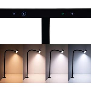 Produktbild für Schreibtischlampe Maul Maulgate, schwarz, LED, dimmbar