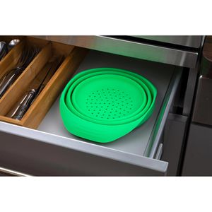 Produktbild für Seiher Lurch 00210285, mit 2 Griffen, aus Kunststoff, faltbar