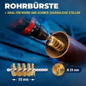 Produktbild für Drahtbürste S&amp;R 135.002.010, Ø12-100mm