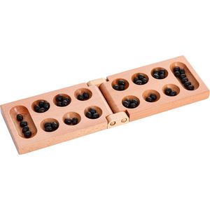Produktbild für Brettspiel Goki HS325, Kalaha - Steinchenspiel