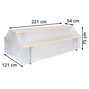 Produktbild für Gartenmöbel-Abdeckung DEMA 43268, transparent