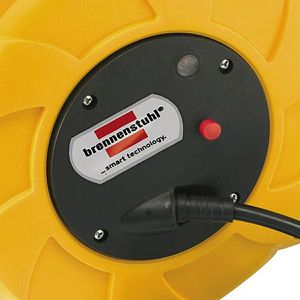 Produktbild für Kabeltrommel Brennenstuhl mit Aufrollautomatik, für innen