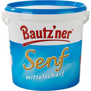 Bautzner Senf mittelscharf, 10kg