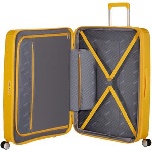 Produktbild für Koffer AmericanTourister Soundbox Spinner exp. gelb