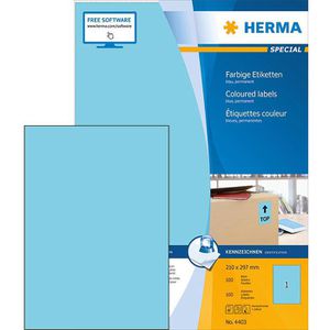 Universaletiketten Herma 4403 Special, blau