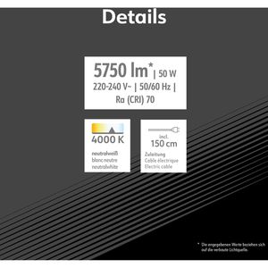 Produktbild für Baustrahler Müller-Licht Denver, LED, Netzbetrieb, 1,5 m Kabel