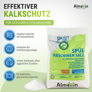 Produktbild für Spülmaschinensalz AlmaWin reines Siedesalz, Bio
