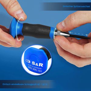 Produktbild für Körner S&amp;R 283.300.101, mit Handschutz, Automatik-Körner