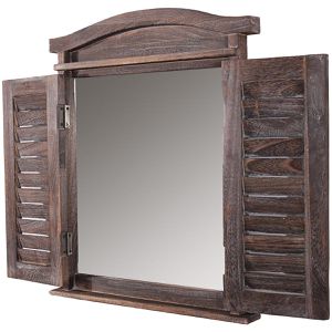Produktbild für Wandspiegel Mendler 30348, Shabby-Chic, rechteckig