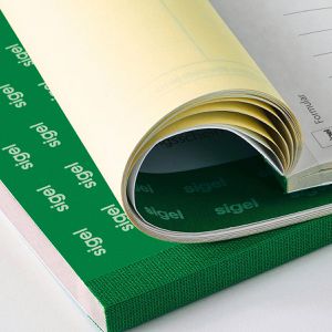 Produktbild für Quittungsblock Sigel SD122, fälschungssicher, inkl. MwSt.