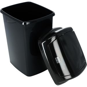 Produktbild für Mülleimer TipTop-Office schwarz