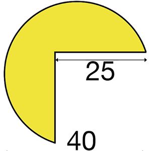 Produktbild für Schutzprofil Knuffi Typ A, Kreis, selbstklebend