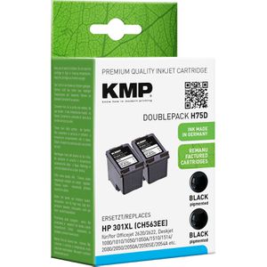 Produktbild für Tinte KMP H75D für HP 301XL, CH563EE