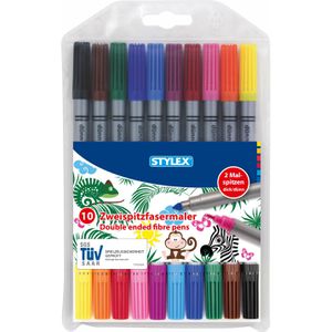 Filzstifte Stylex 66565 Zweispitz-Fasermaler