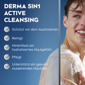 Produktbild für Duschgel Nivea Men Fresh Energy 5in1
