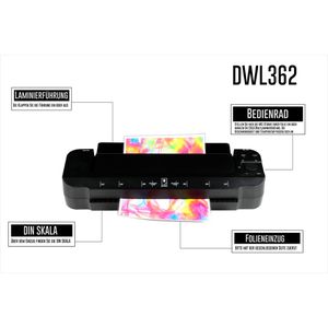 Produktbild für Laminiergerät LMG DWL-362, mit 2 Rollen, A3