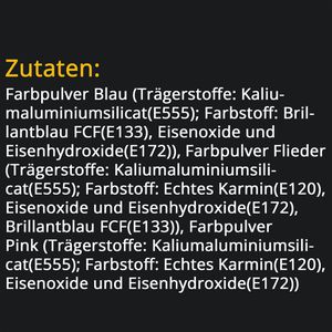 Produktbild für Lebensmittelfarbe Decocino Metallic-Pulver, wasserlöslich
