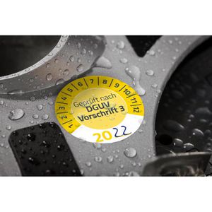 Produktbild für Prüfplaketten Zweckform 7908 Geprüft nach DGUV Vo3