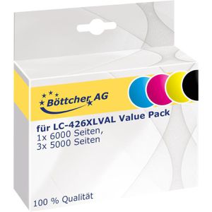 Produktbild für Tinte Böttcher-AG für Brother LC-426XLVAL