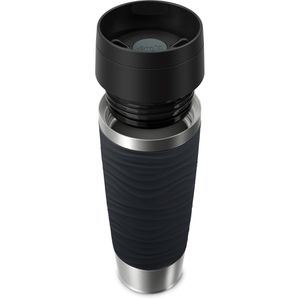 Produktbild für Thermobecher Emsa Travel Mug Waves Grande, schwarz