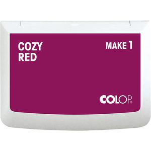 Produktbild für Stempelkissen Colop Make 1, für Büro und Kreativprojekte, rot