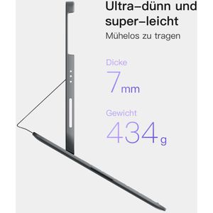 Produktbild für Tablet-Hülle Inateck BK2007, grau