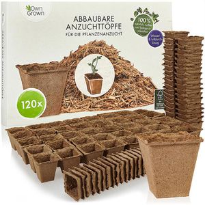Anzuchttöpfe OwnGrown BEGR-300183, 120 Stück