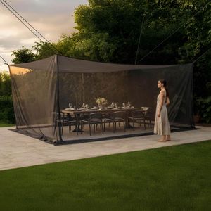 Produktbild für Moskitonetz ELEGANCIO 220 Mesh, schwarz, indoor und outdoor
